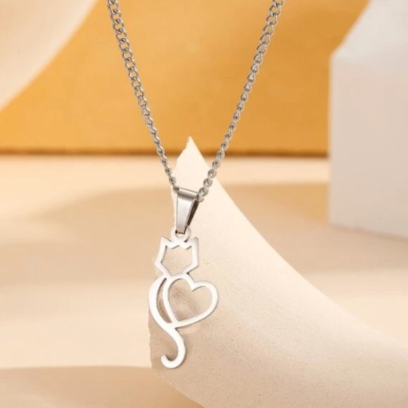 Jewelry Cartoon Cat Pendant Necklace Poshmark